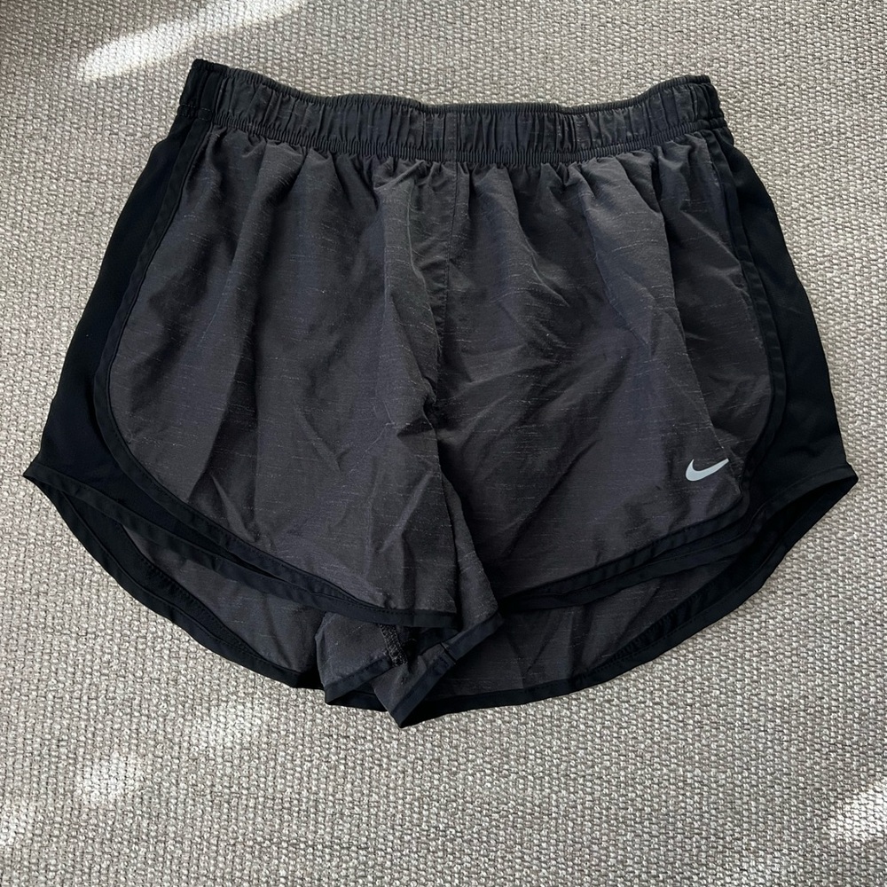 Nike Women's Charcoal Gray Running Shorts